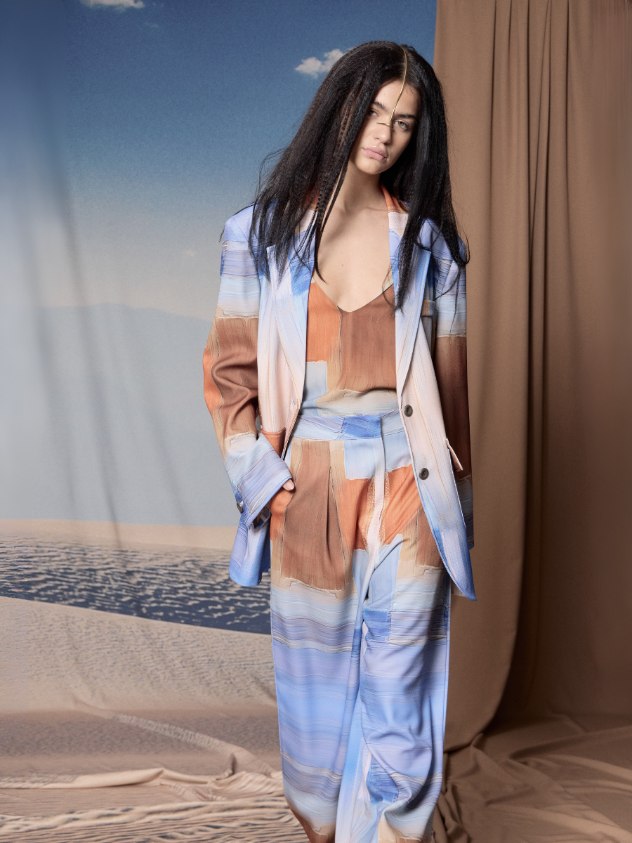 Blazer Super Oversized - Cruces en Brochazo
