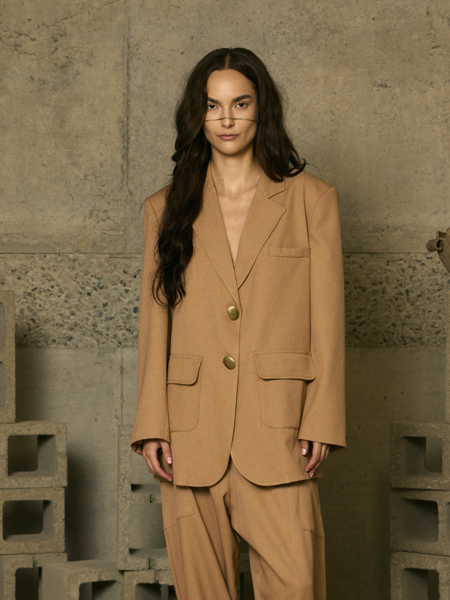 Blazer Super Oversized - Beige