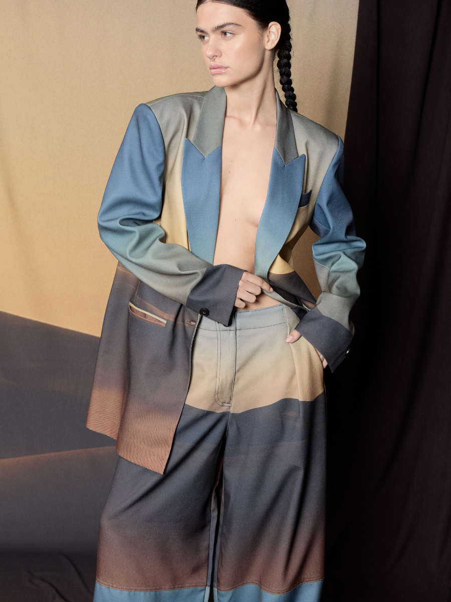 Blazer Oversized Largo - Sunset