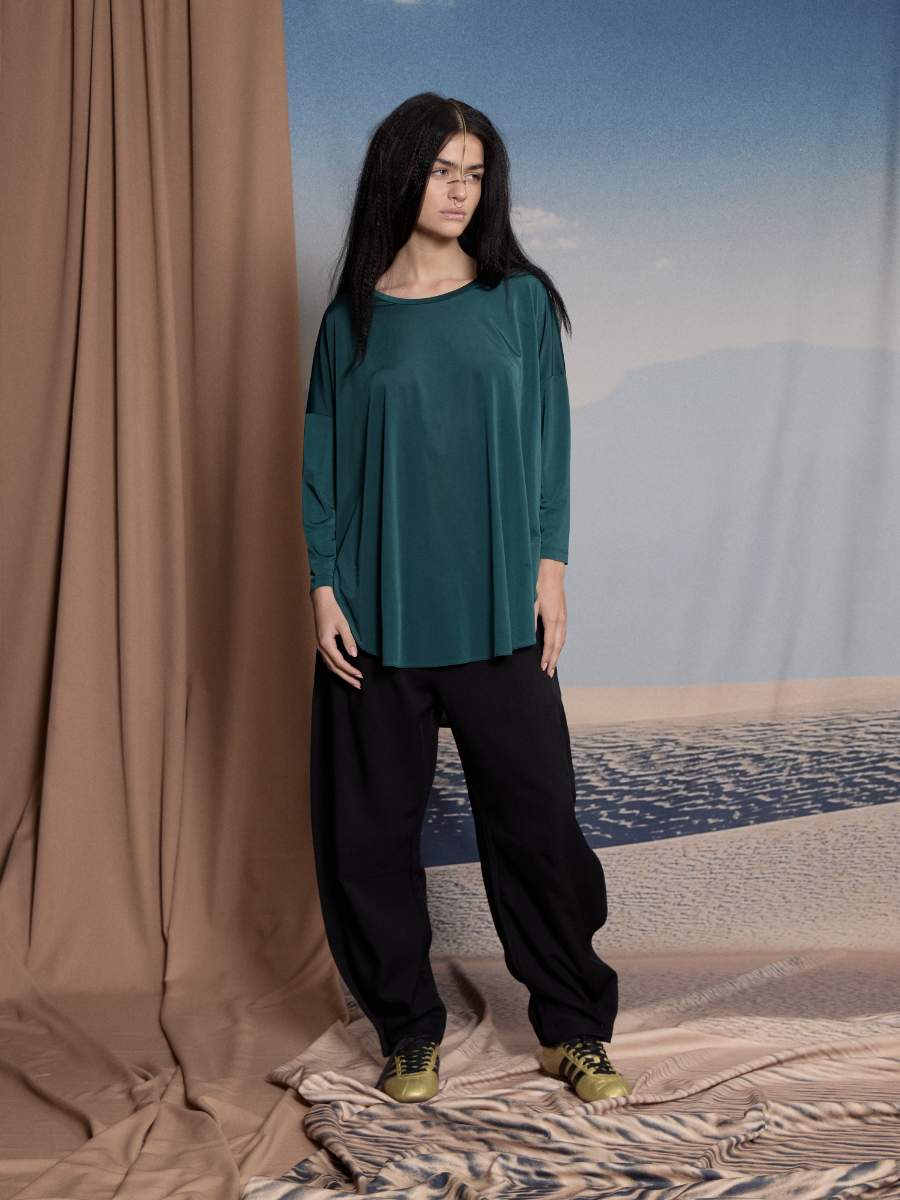 Camiseta Ovalado - Verde Oscuro