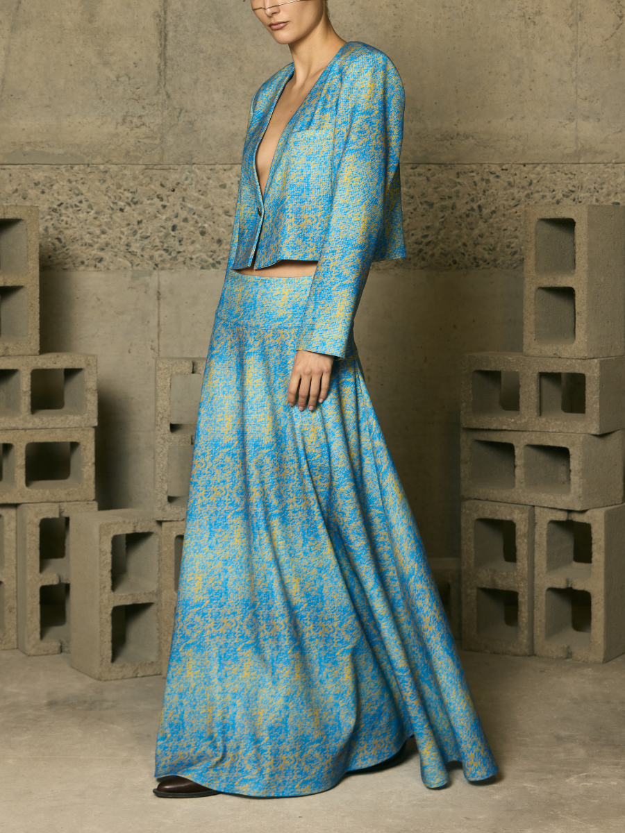 Falda Larga con Fajín - Luz