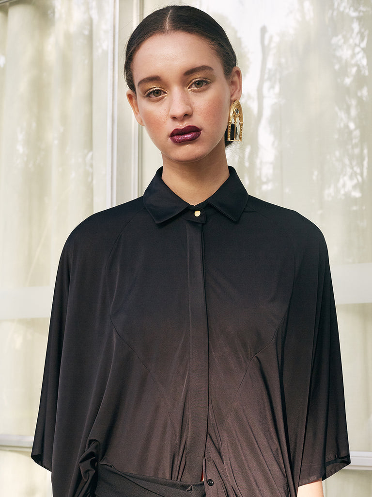 Blusa Oversized - Color Negro